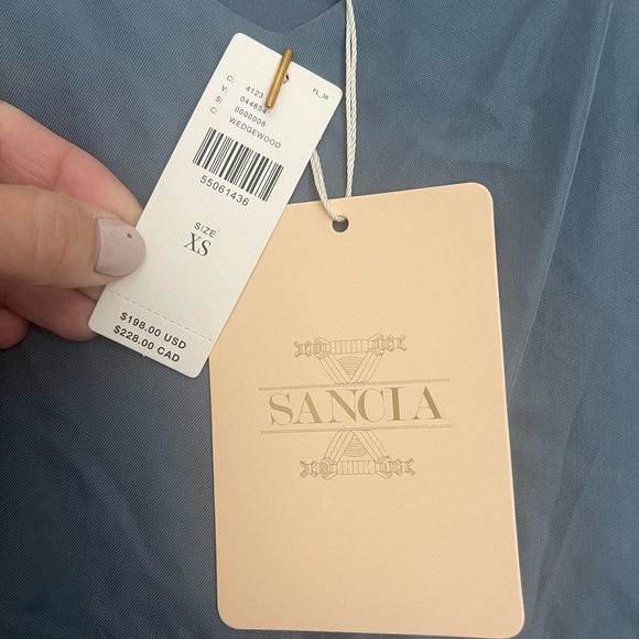 Anthropologie blue jumpsuit, NWT - Picture 4 of 6